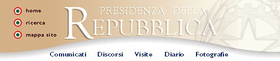 sito ufficiale della Presidenza della Repubblica